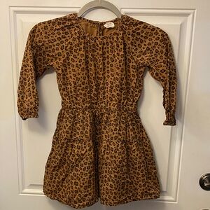 Crewcuts Tan Leopard Print Dress